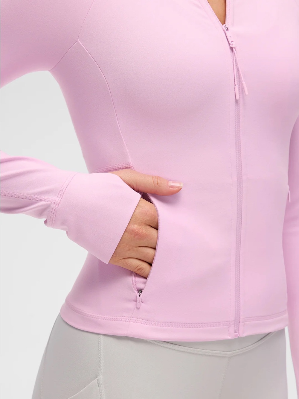 Butterluxe V Neck Waist Length Jacket - Picture 3 of 7